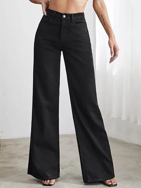 Sale on Roadster Women Black Skinny Fit High-Rise Clean Look Stretchable Cropped Jeans at Rs. 719
