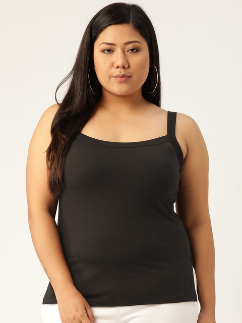 Offer on Zivame Women Black Solid Camisole at Rs. 244